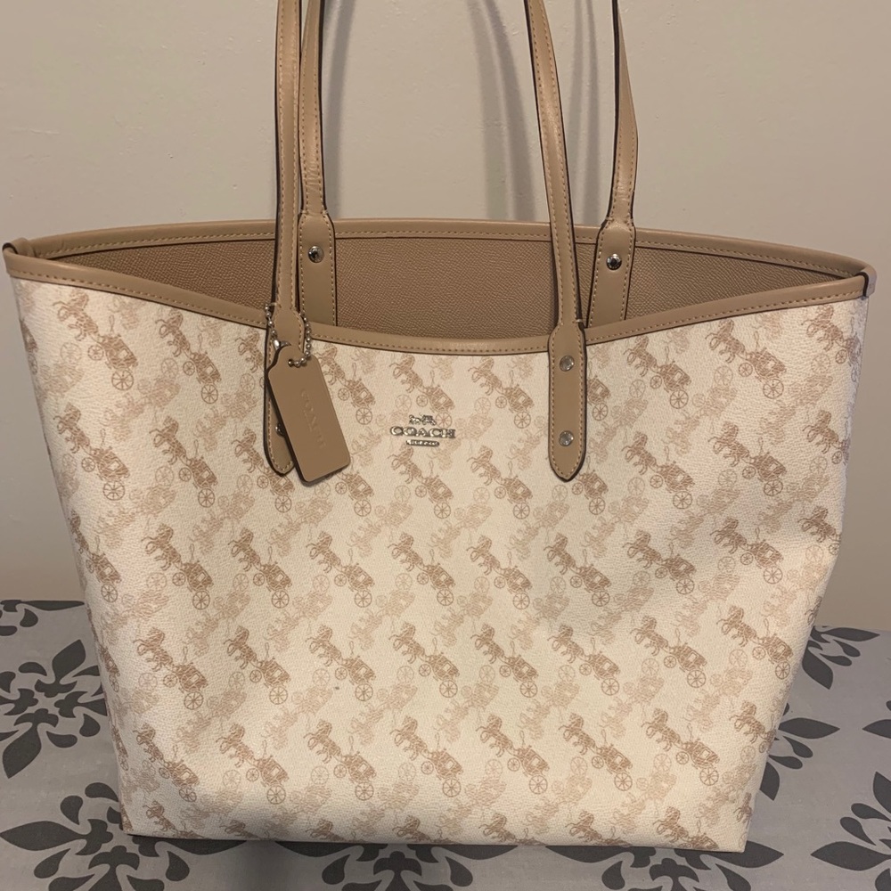Reversible Coach Tote